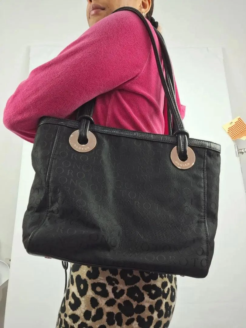 Oroton Classy Monogram Shoulder Tote Bag