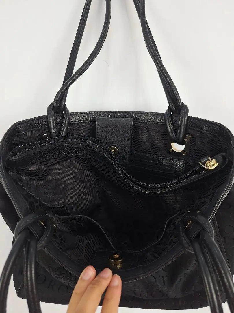 Oroton Classy Monogram Shoulder Tote Bag