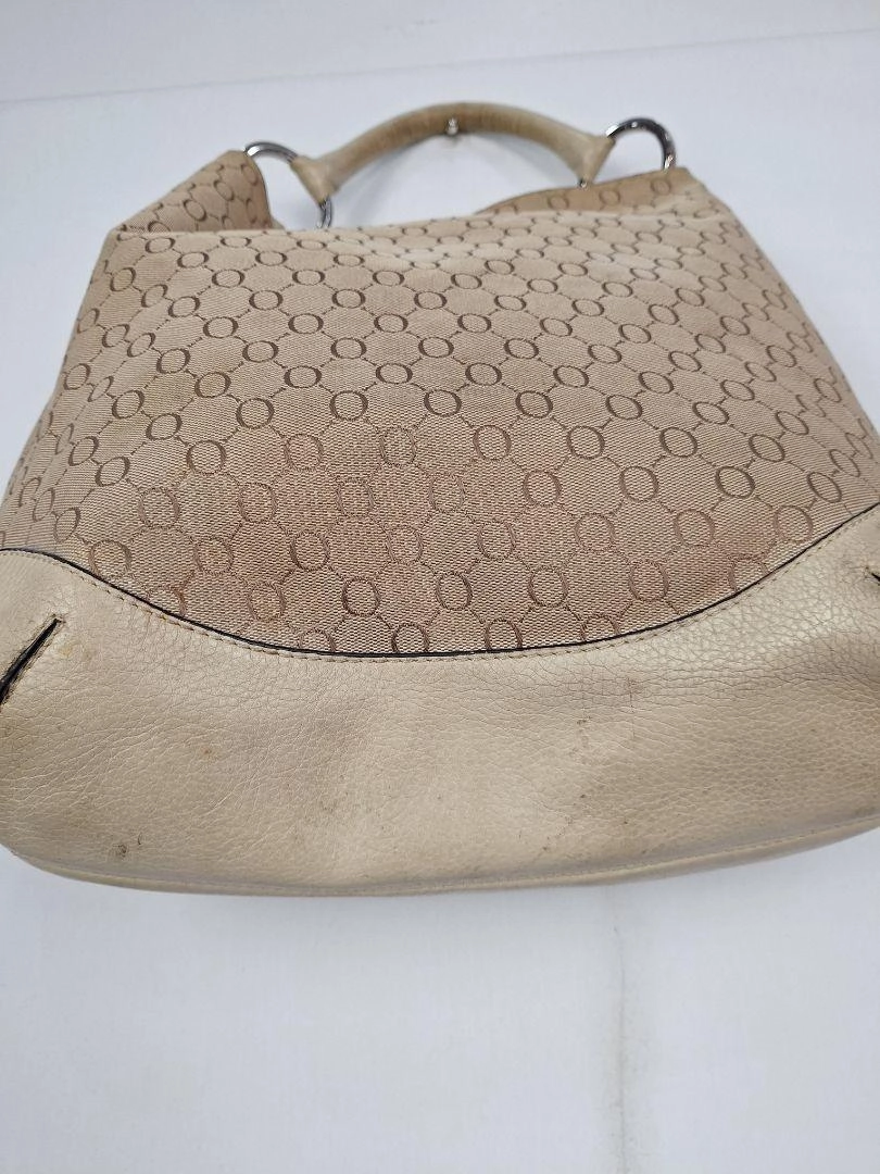 Oroton Cream Leather Hobo Style Bag Size None