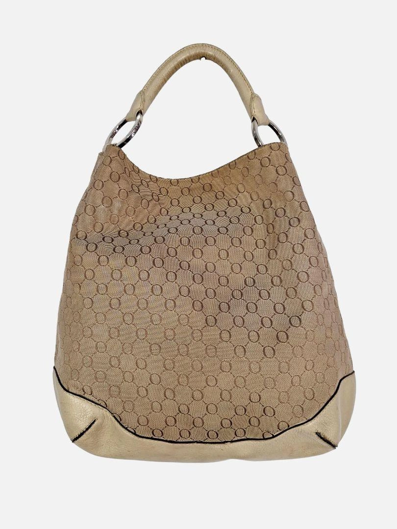 Oroton Cream Leather Hobo Style Bag Size None
