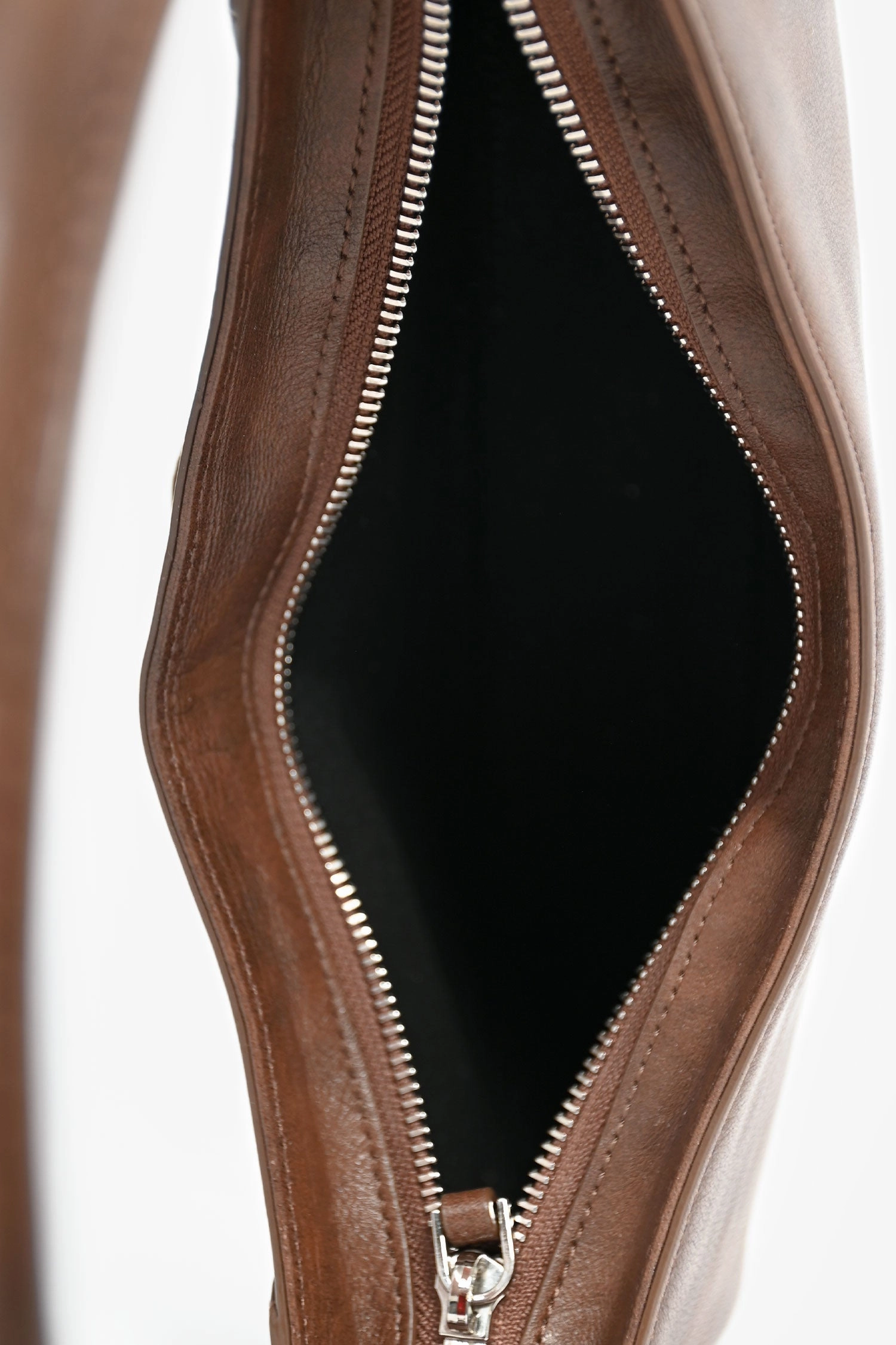 Osoi Brown Leather Buckle Shoulder Bag