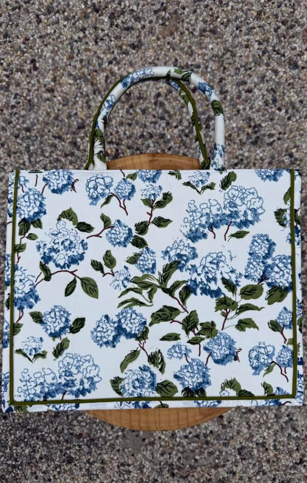 Out East Garden Beaded Tote