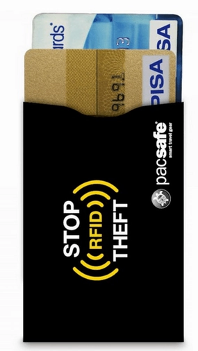 Pacsafe RFIDsleeve 25 RFID-Blocking Credit Card Sleeve (2pk)