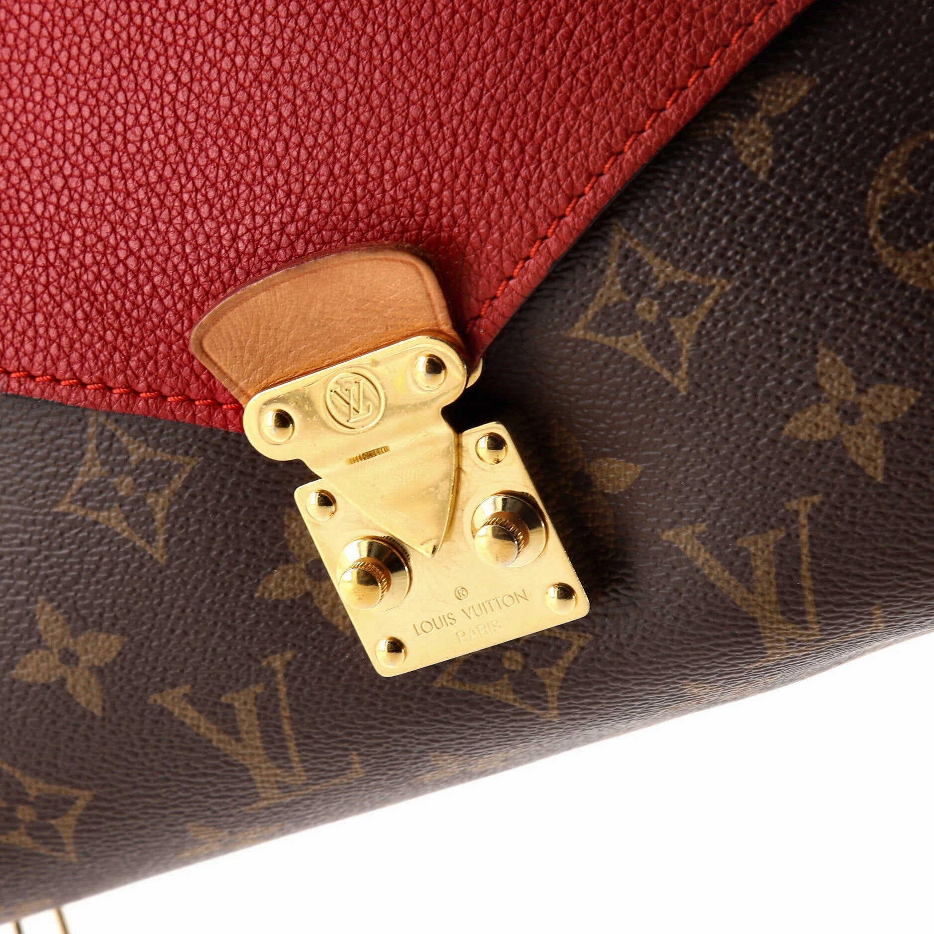 Pallas Chain Shoulder Bag Monogram Canvas and Calfskin
