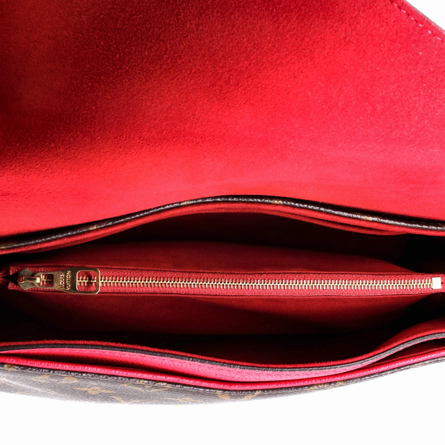 Pallas Chain Shoulder Bag Monogram Canvas and Calfskin