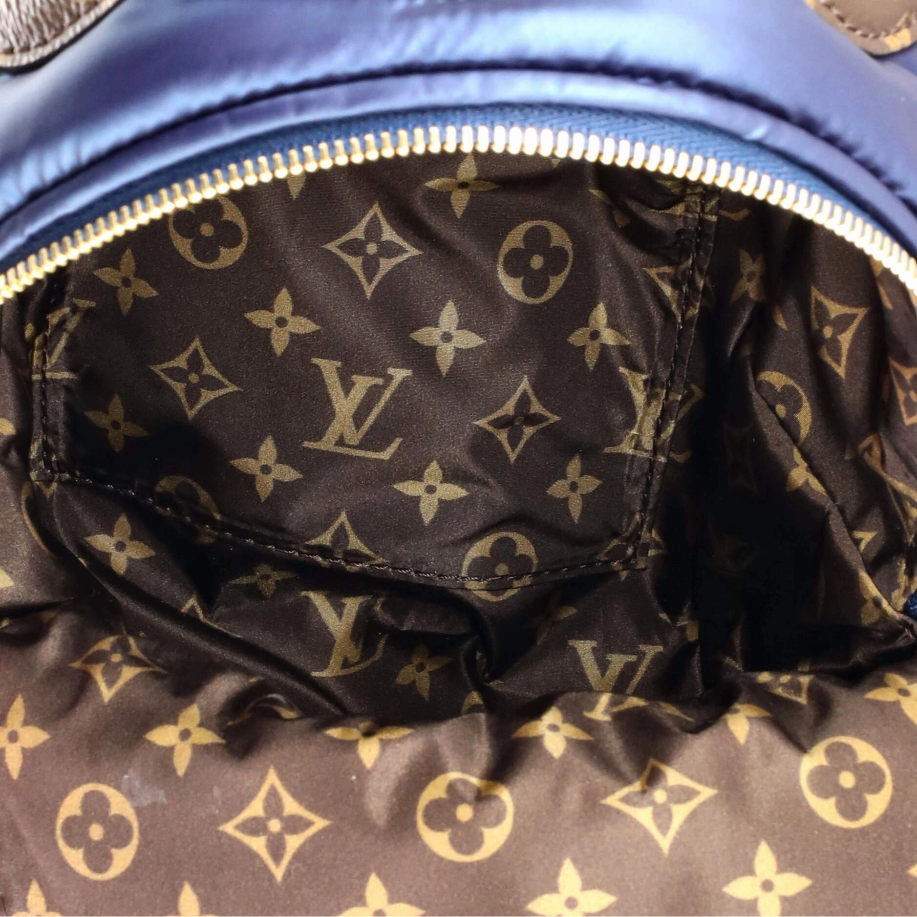 Palm Springs Backpack Monogram Quilted Econyl Nylon Mini