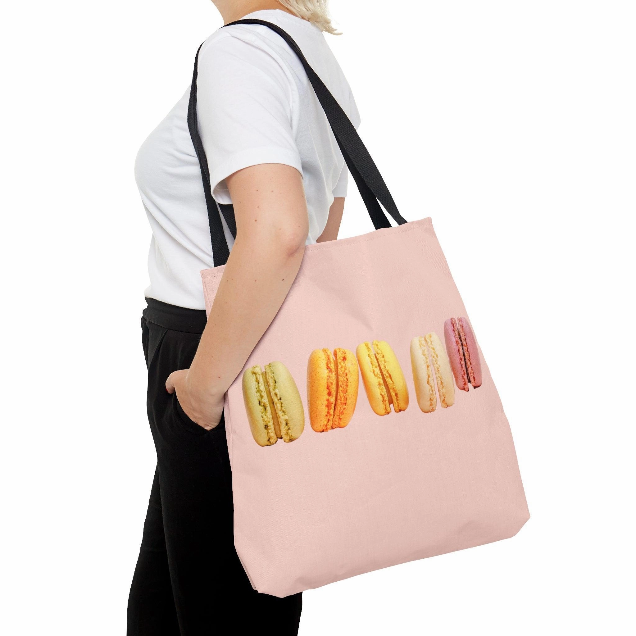 Pastel Macarons Shopping Tote Bag