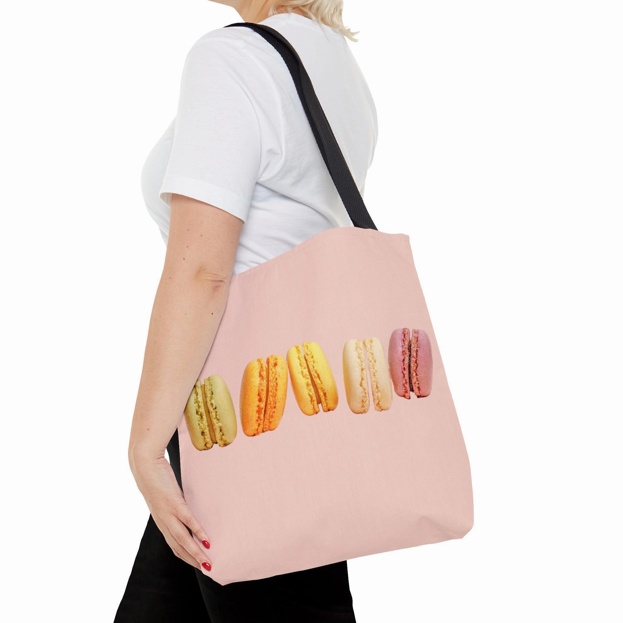 Pastel Macarons Shopping Tote Bag