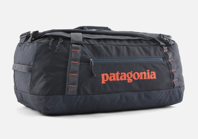 Patagonia Matte Black Hole 55L Duffle Bag