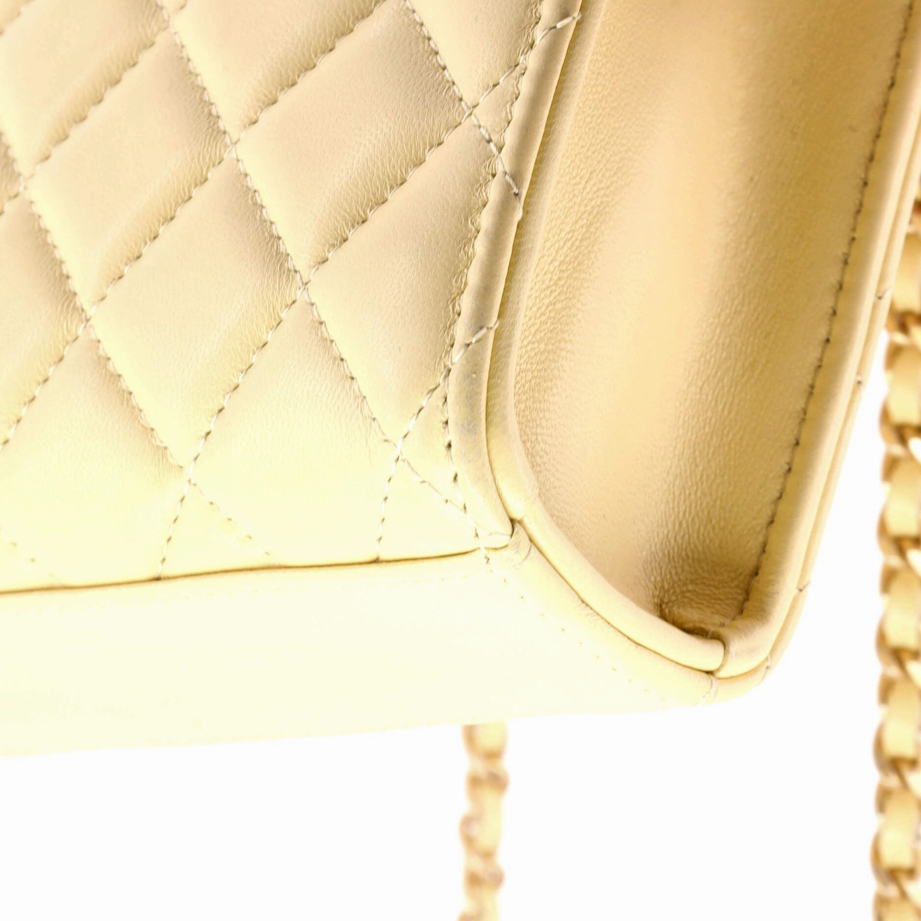 Pearl Crush Phone Holder Crossbody Bag Quilted Lambskin