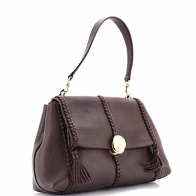 Penelope Soft Shoulder Bag Leather Medium