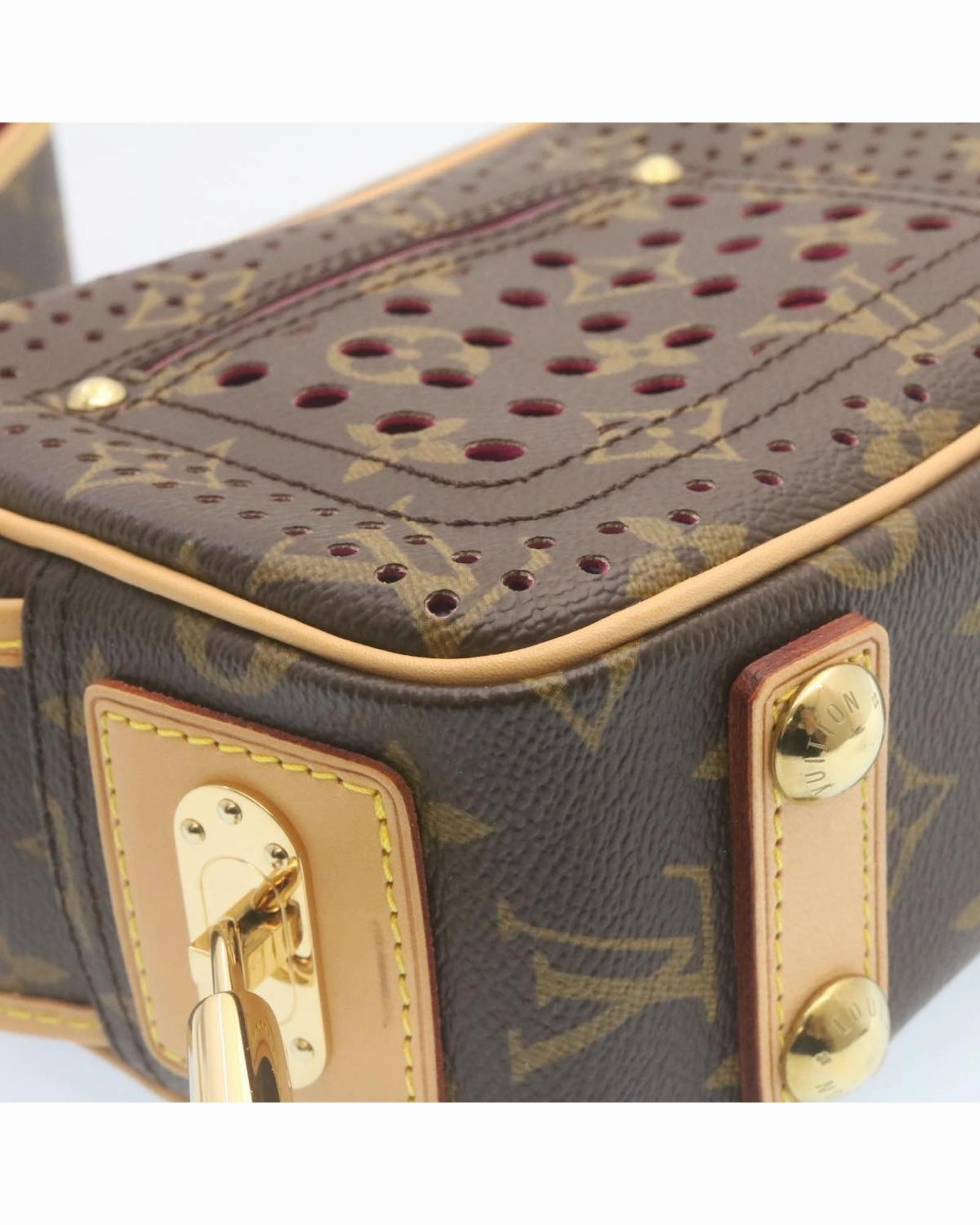 Perforated Pochette Accessoires Monogram Shoulder Bag