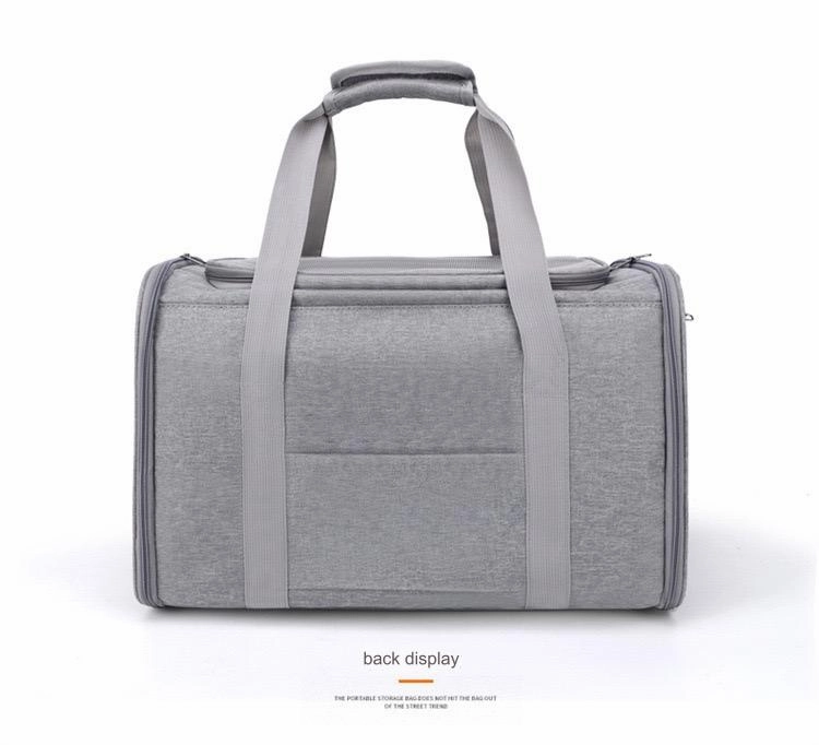 Pet Carrier Bag Soft Sided Portable Folding Airline Travel Approved Bag 81113