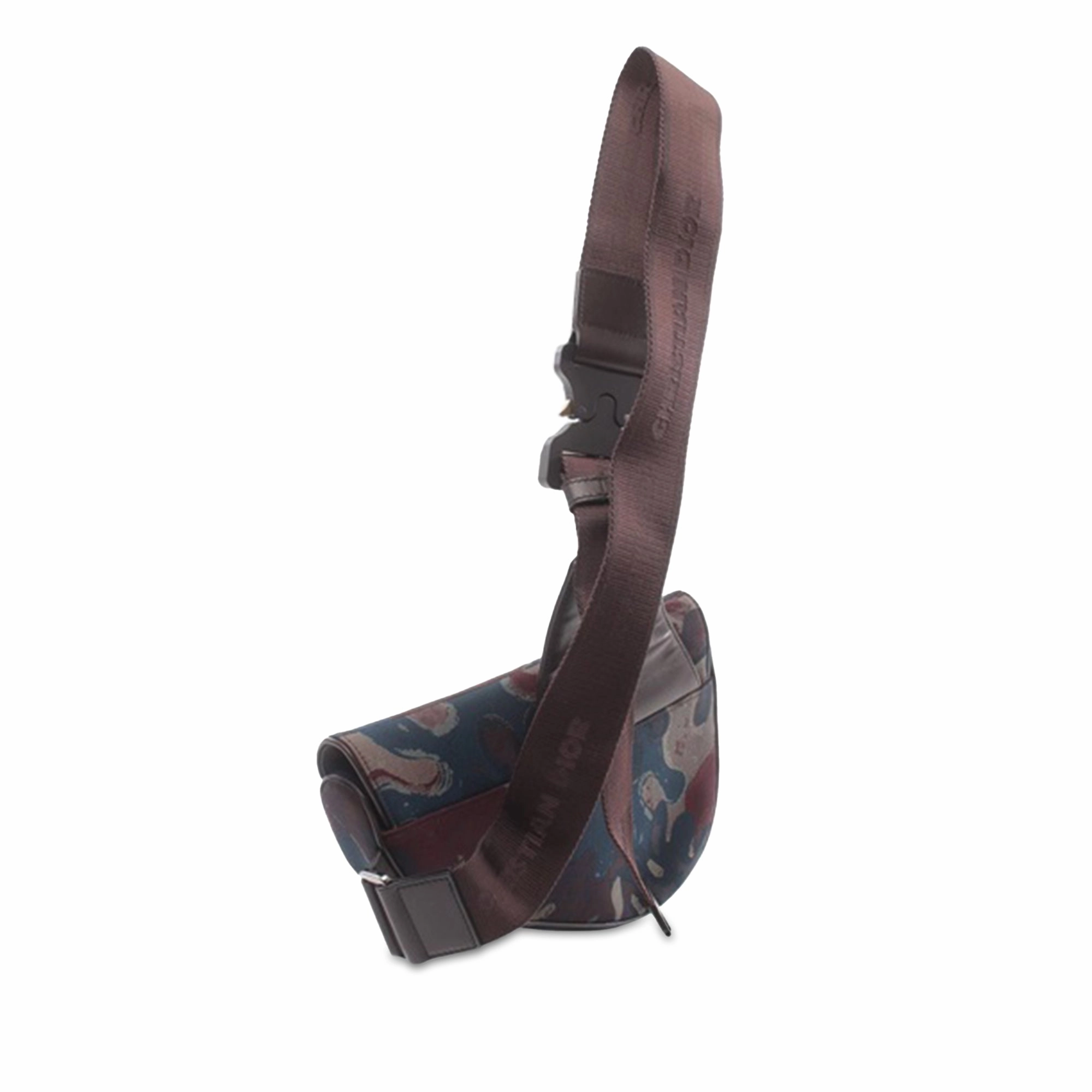 Peter Doig Canvas Camouflage Saddle Crossbody