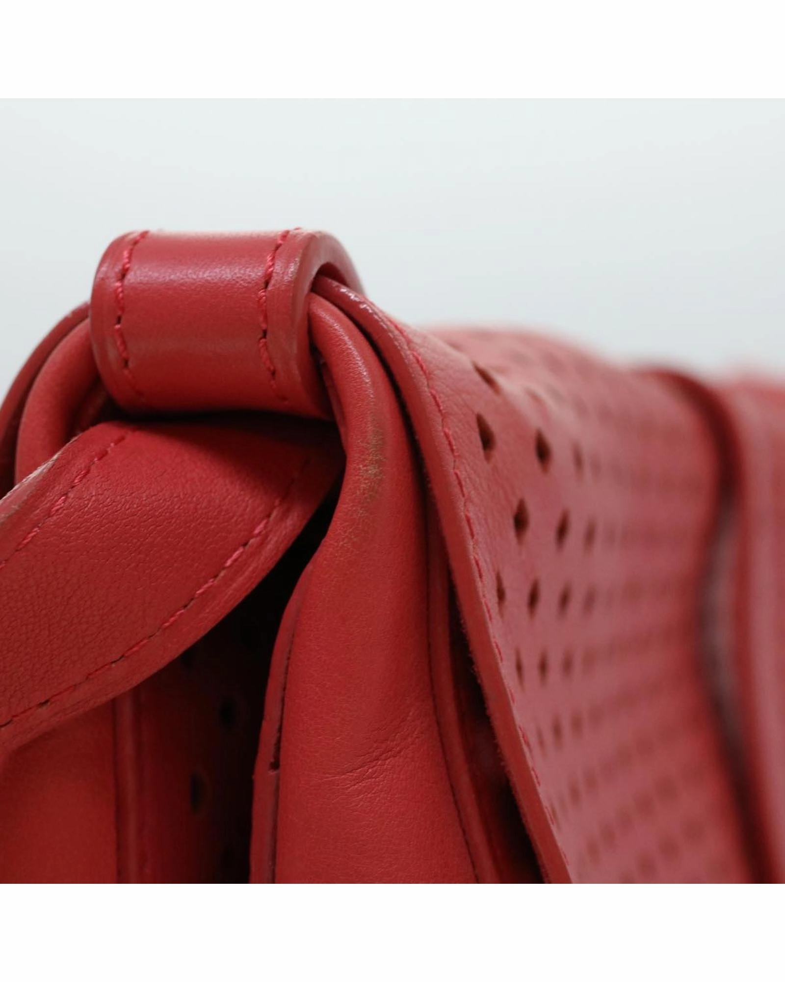 Pink Leather Shoulder Bag - Excellent Condition