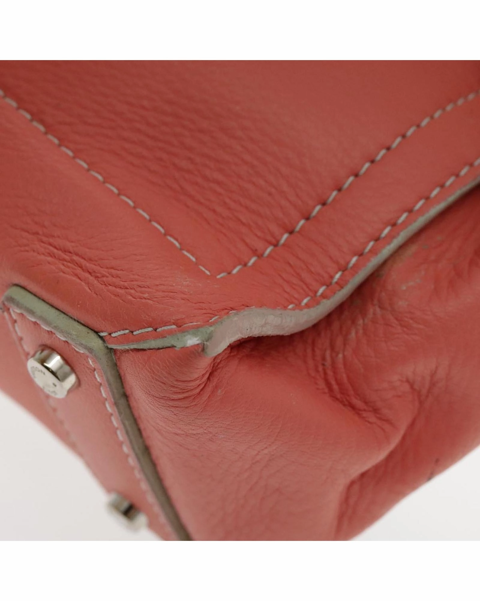 Pochette Corail Leather Shoulder Bag