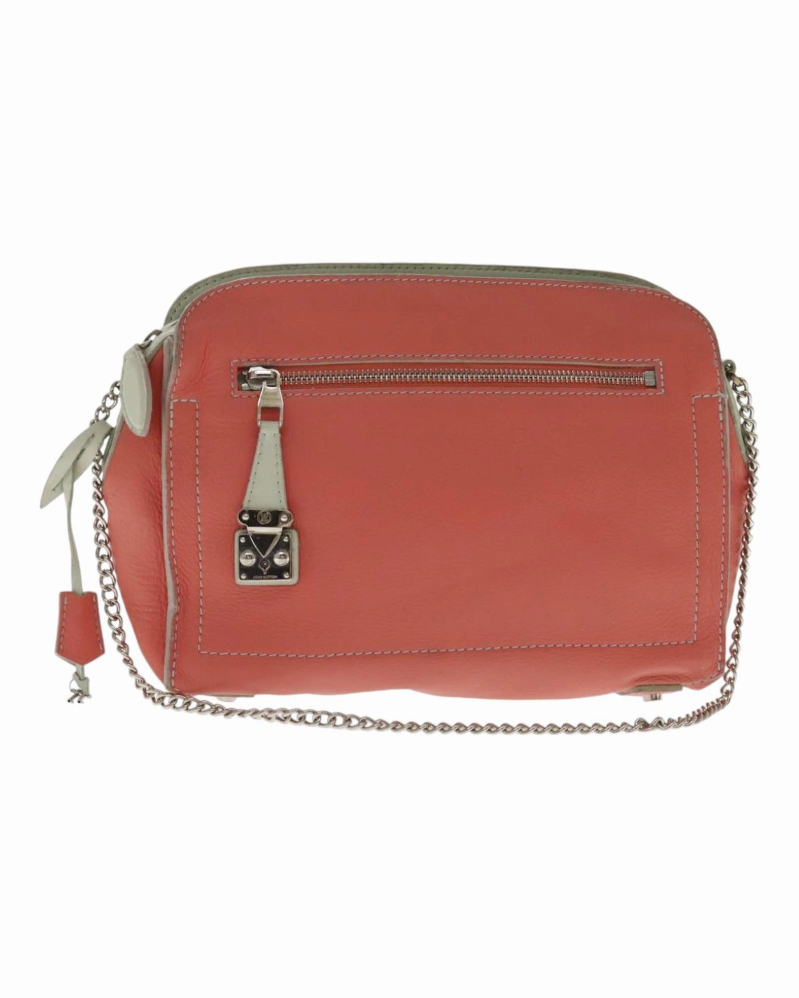 Pochette Corail Leather Shoulder Bag