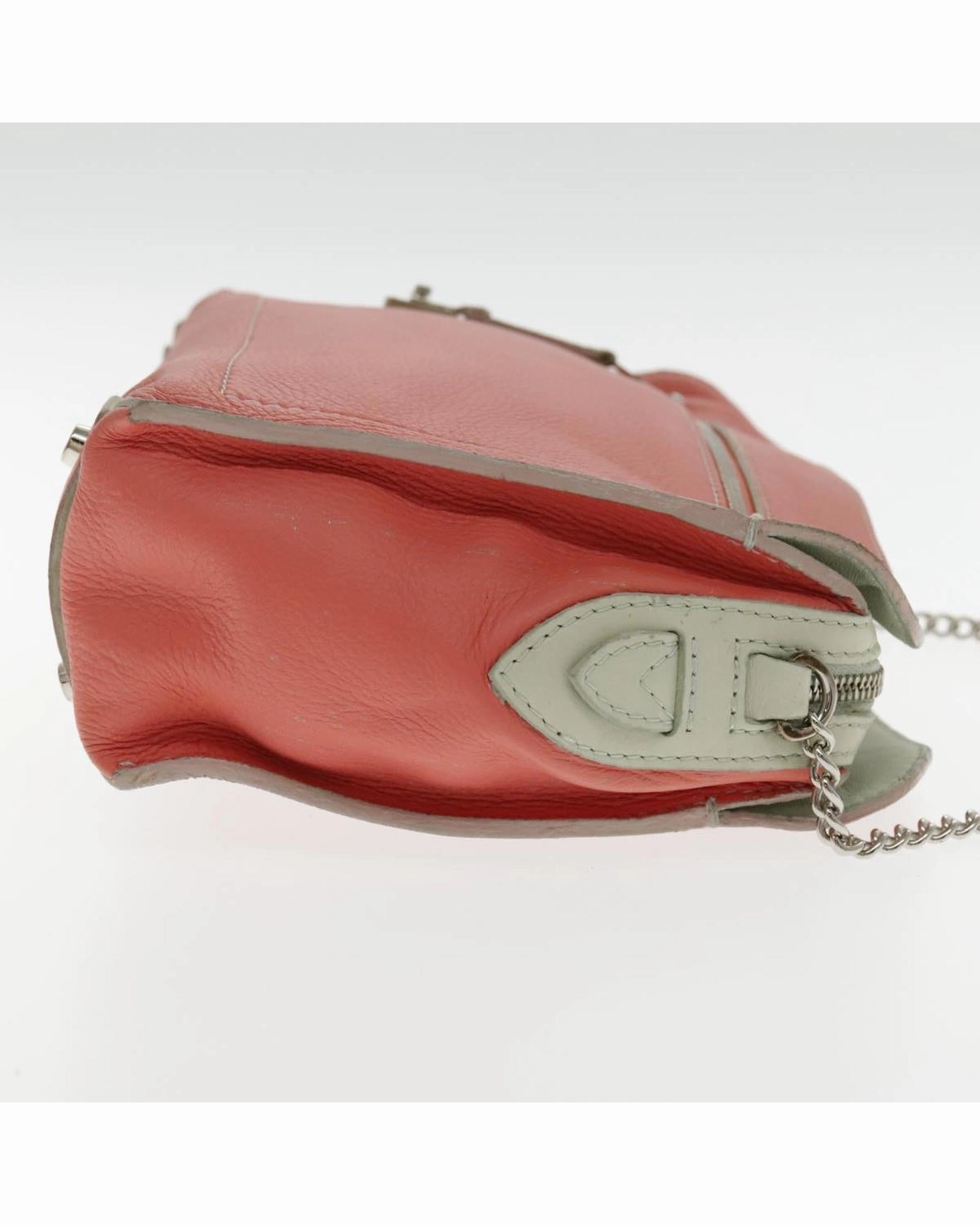 Pochette Corail Leather Shoulder Bag