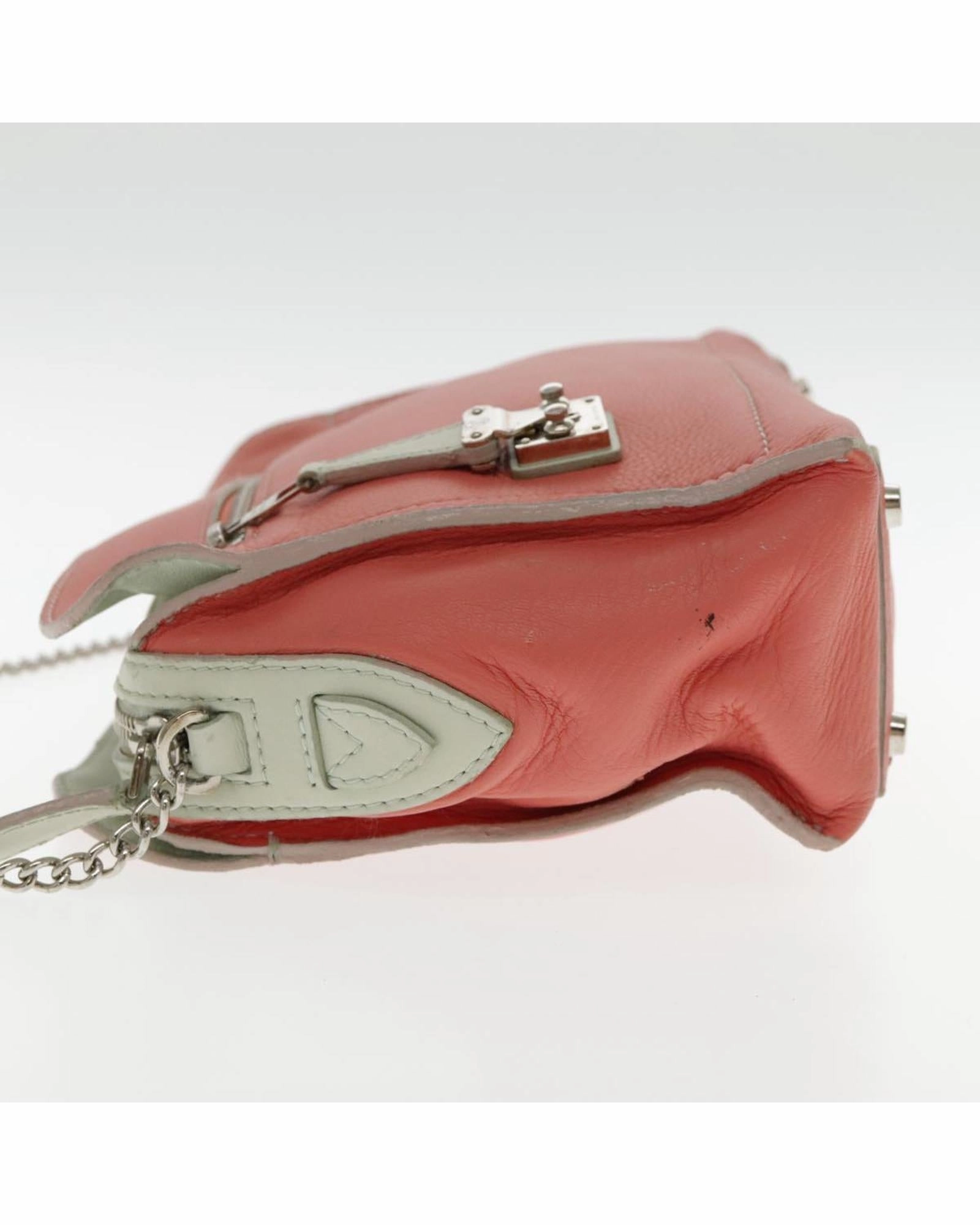 Pochette Corail Leather Shoulder Bag