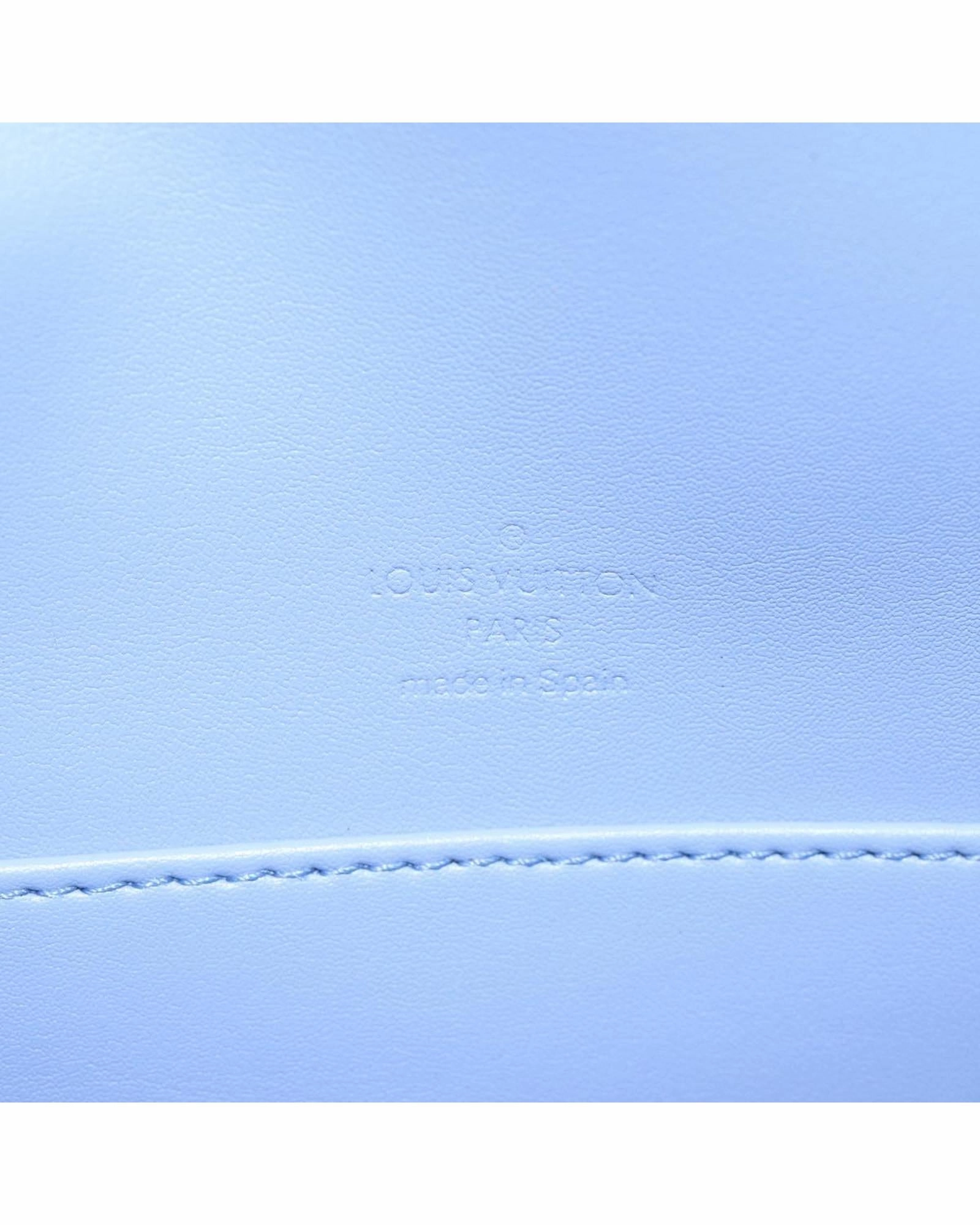 Pochette Shoulder Bag Light Blue Patent