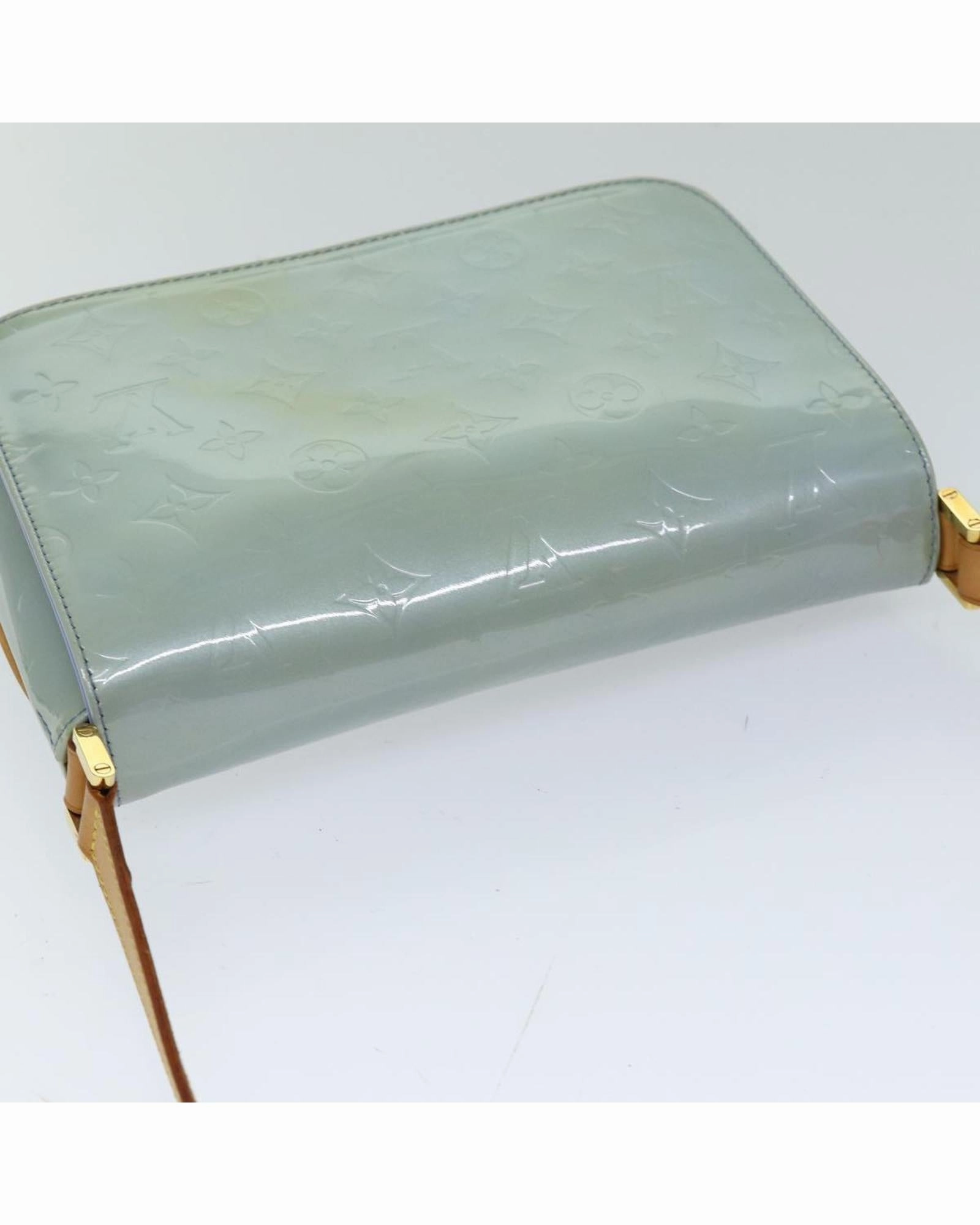 Pochette Shoulder Bag Light Blue Patent