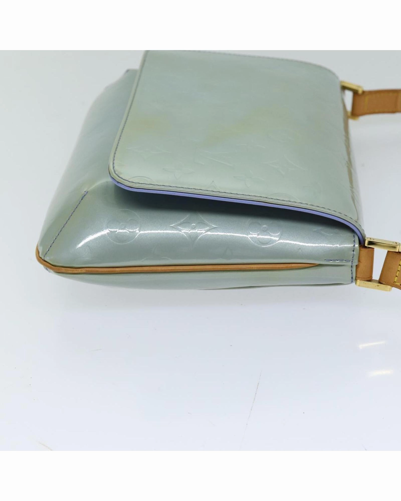 Pochette Shoulder Bag Light Blue Patent