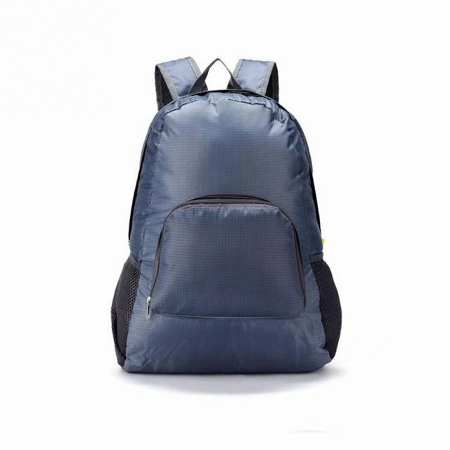 Portable Fashion Travel Backpacks Zipper Soild Nylon Back Pack Daily Traveling Women men Shoulder Bags Folding Bag