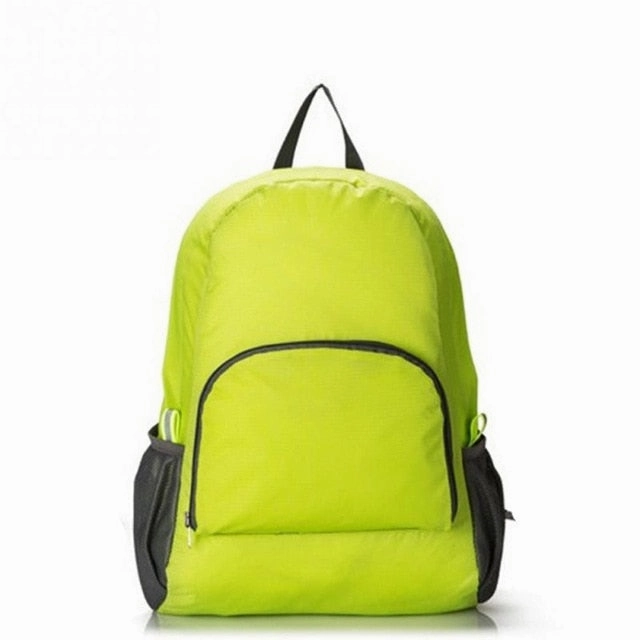 Portable Fashion Travel Backpacks Zipper Soild Nylon Back Pack Daily Traveling Women men Shoulder Bags Folding Bag