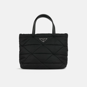 Prada - Re-Nylon Padded Tote - Black Nylon GHW - Pre-Loved