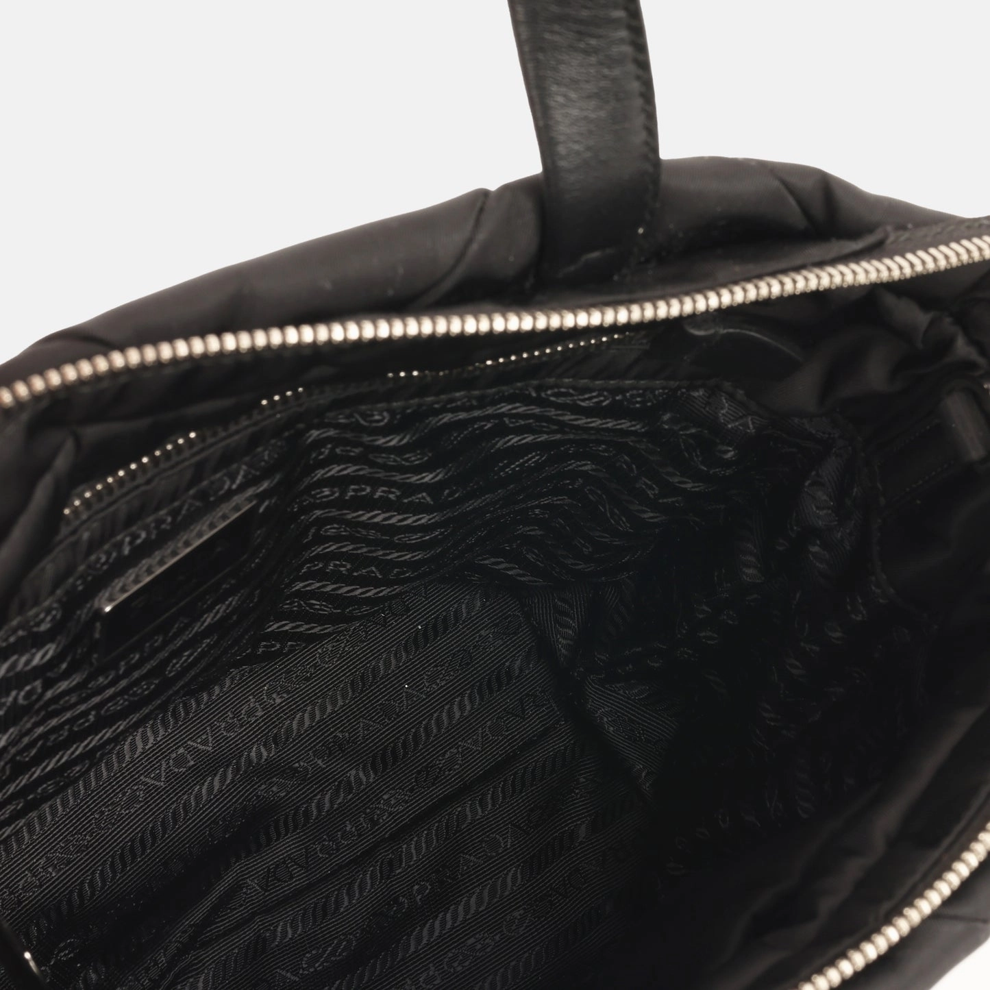 Prada - Re-Nylon Padded Tote - Black Nylon GHW - Pre-Loved
