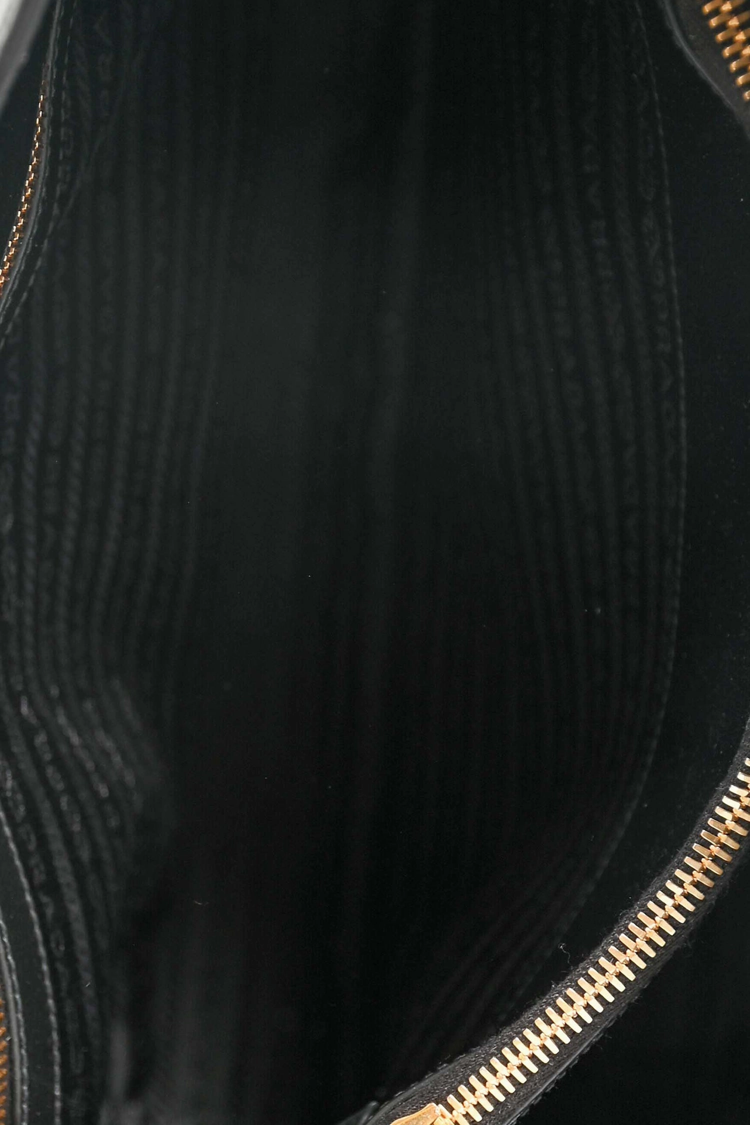 Prada Black Leather Embossed Logo Tote Bag with Strap