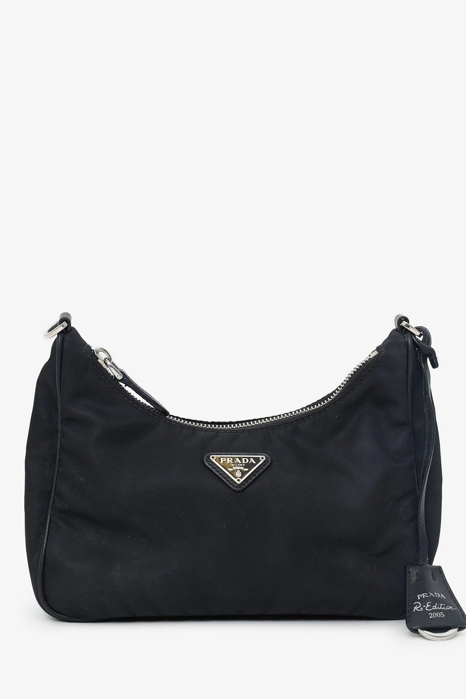 Prada Black Nylon Re-Edition 2005 Crossbody Bag (As Is)