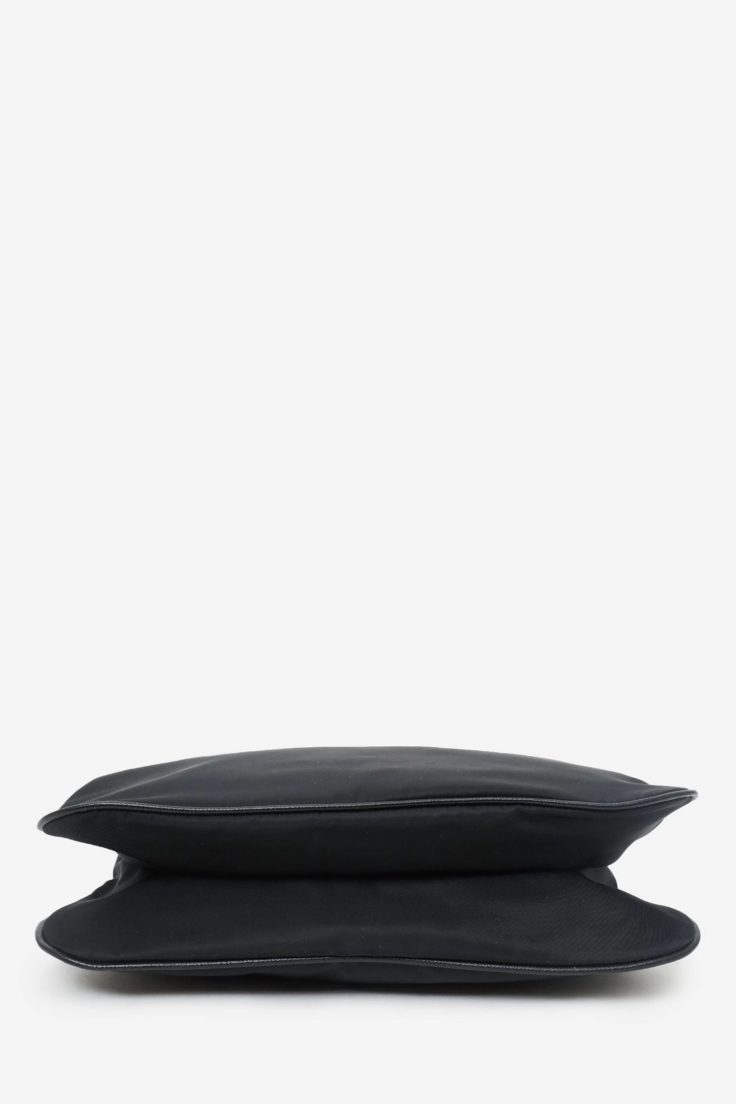 Prada Black Re-Nylon and Saffiano Shoulder Bag