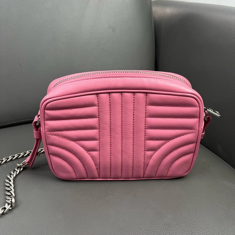 Prada Cahier Crossbody Bag in Pink Leather