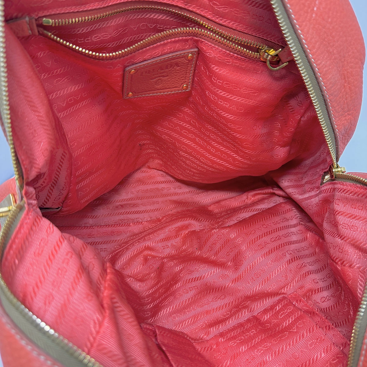 Prada Cervo Bowler Bag