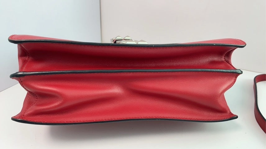 Prada Elektra Red Leather Crossbody Bag