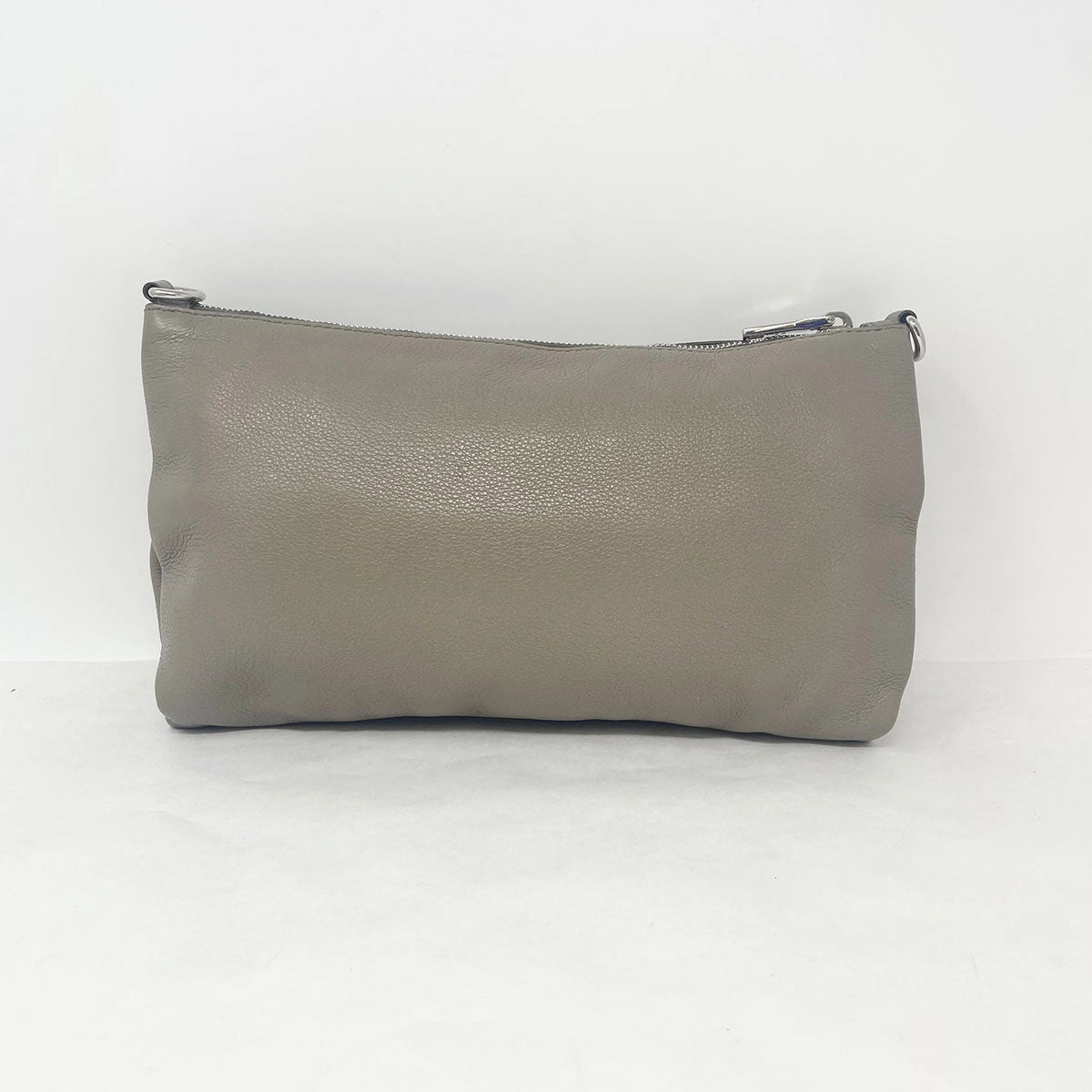 Prada Enameled Metal Triangle Crossbody
