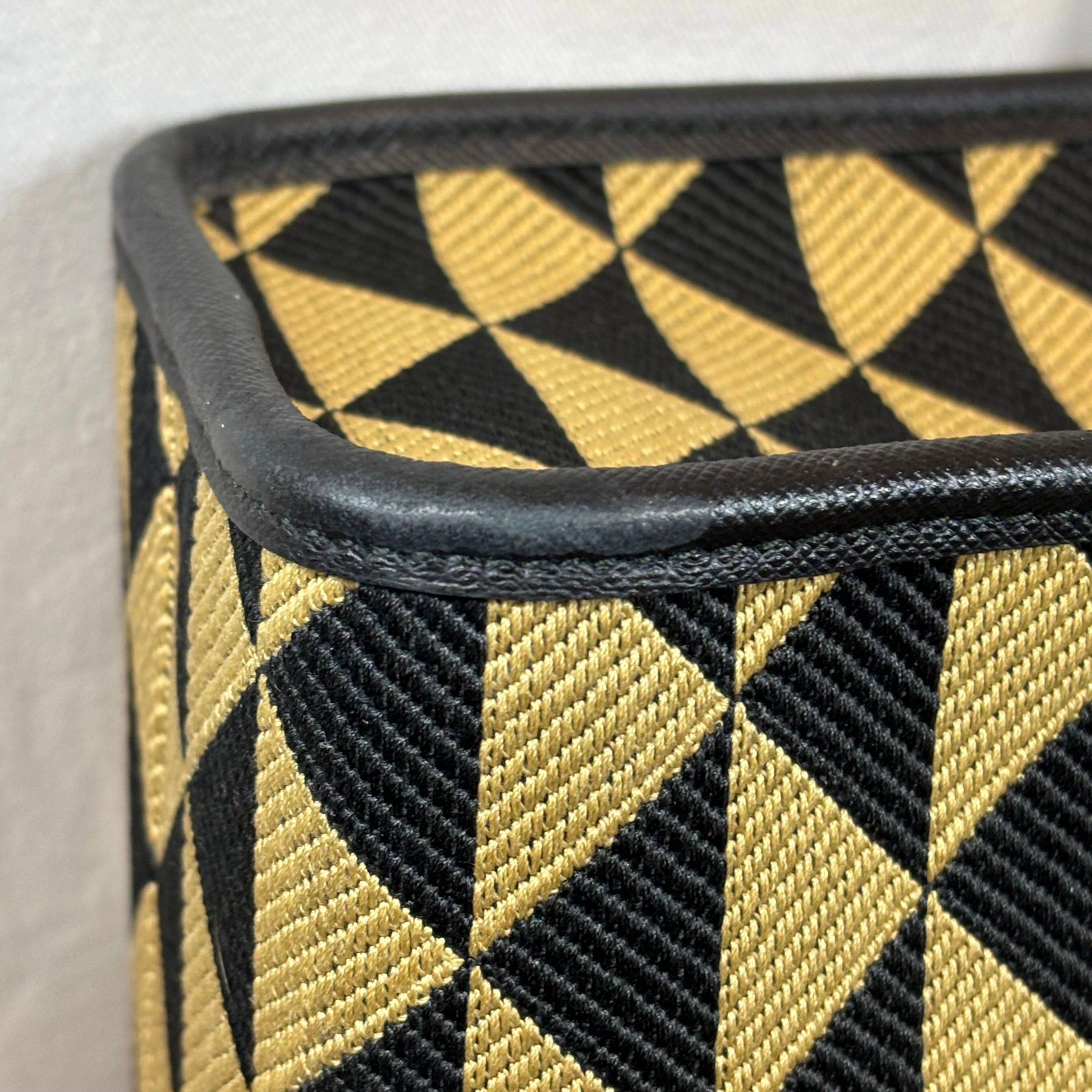 PRADA Large Symbole Embroidered Fabric Tote Bag
