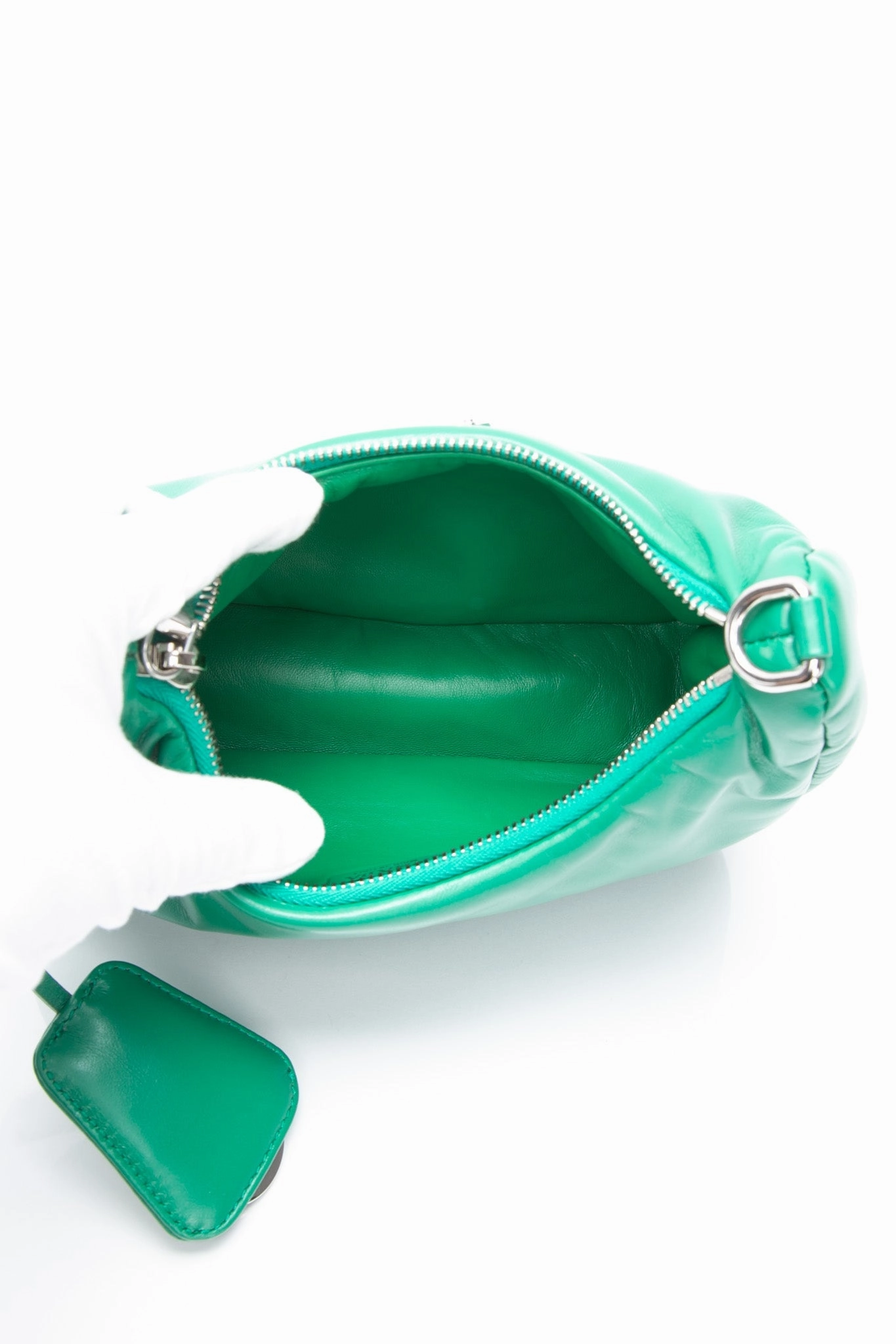PRADA Mango Green Padded Nappa-Leather Prada Re-Edition 2005 Shoulder Bag