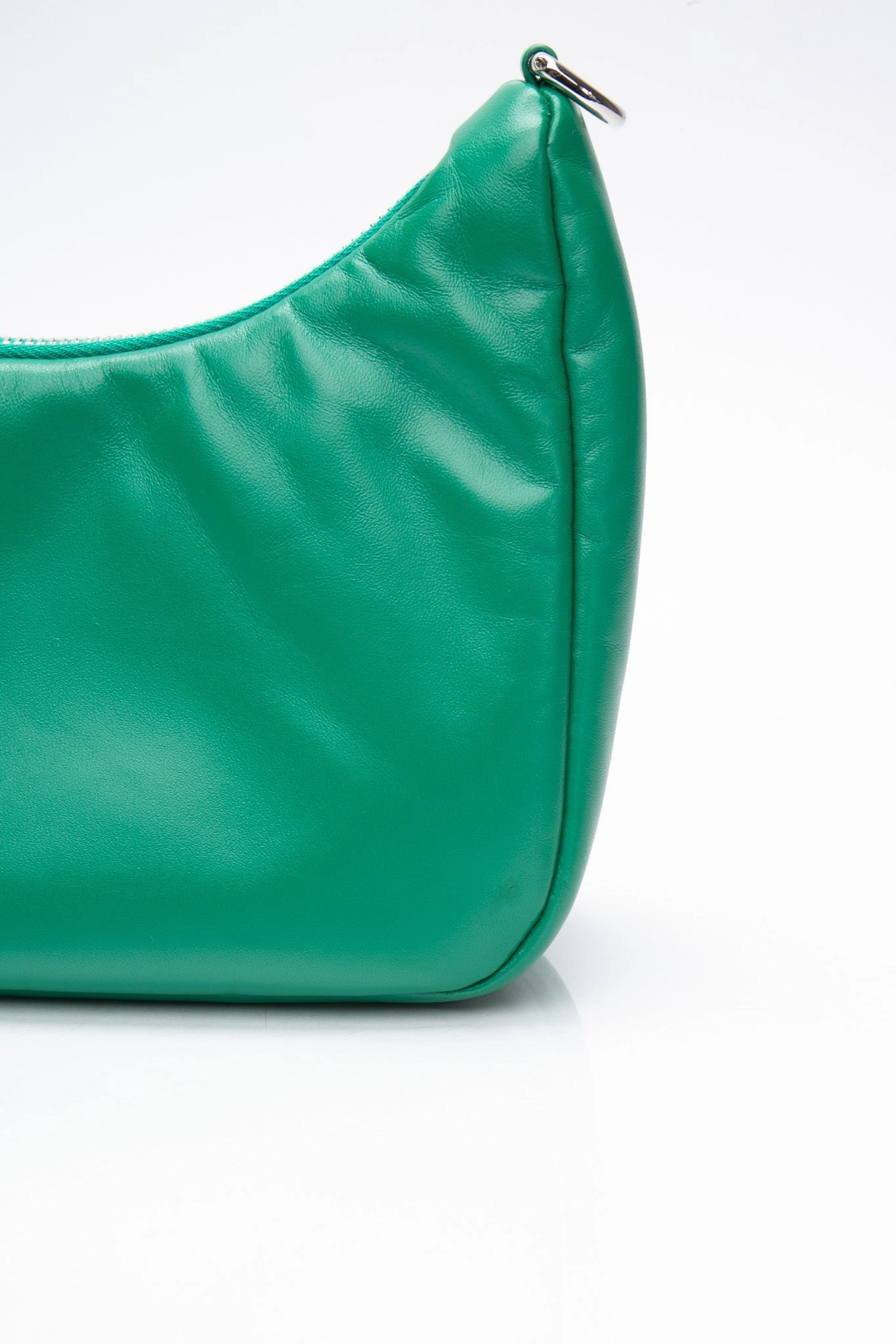 PRADA Mango Green Padded Nappa-Leather Prada Re-Edition 2005 Shoulder Bag