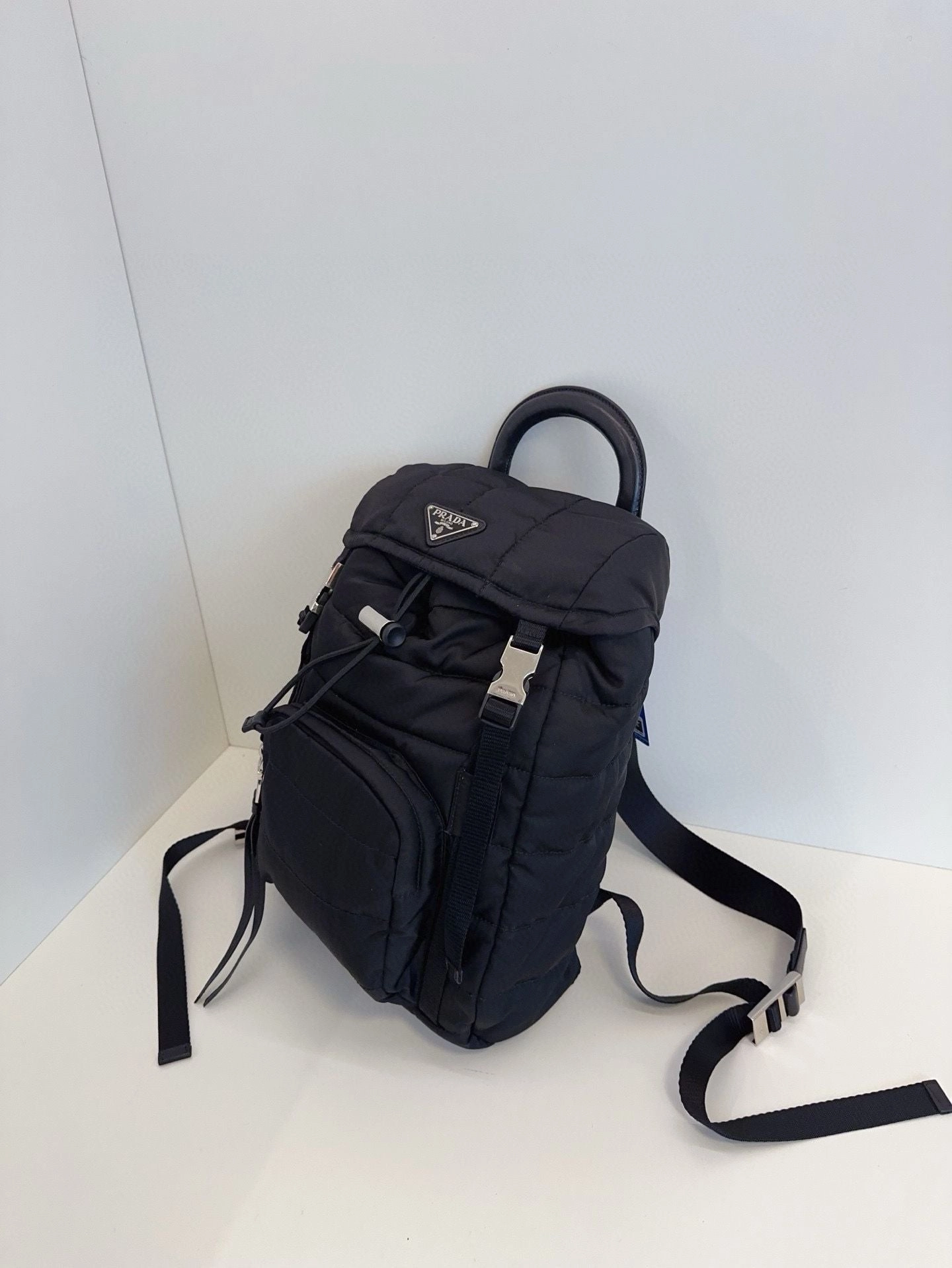 Prada Nylon backpack 24*32*9 cm black 117604