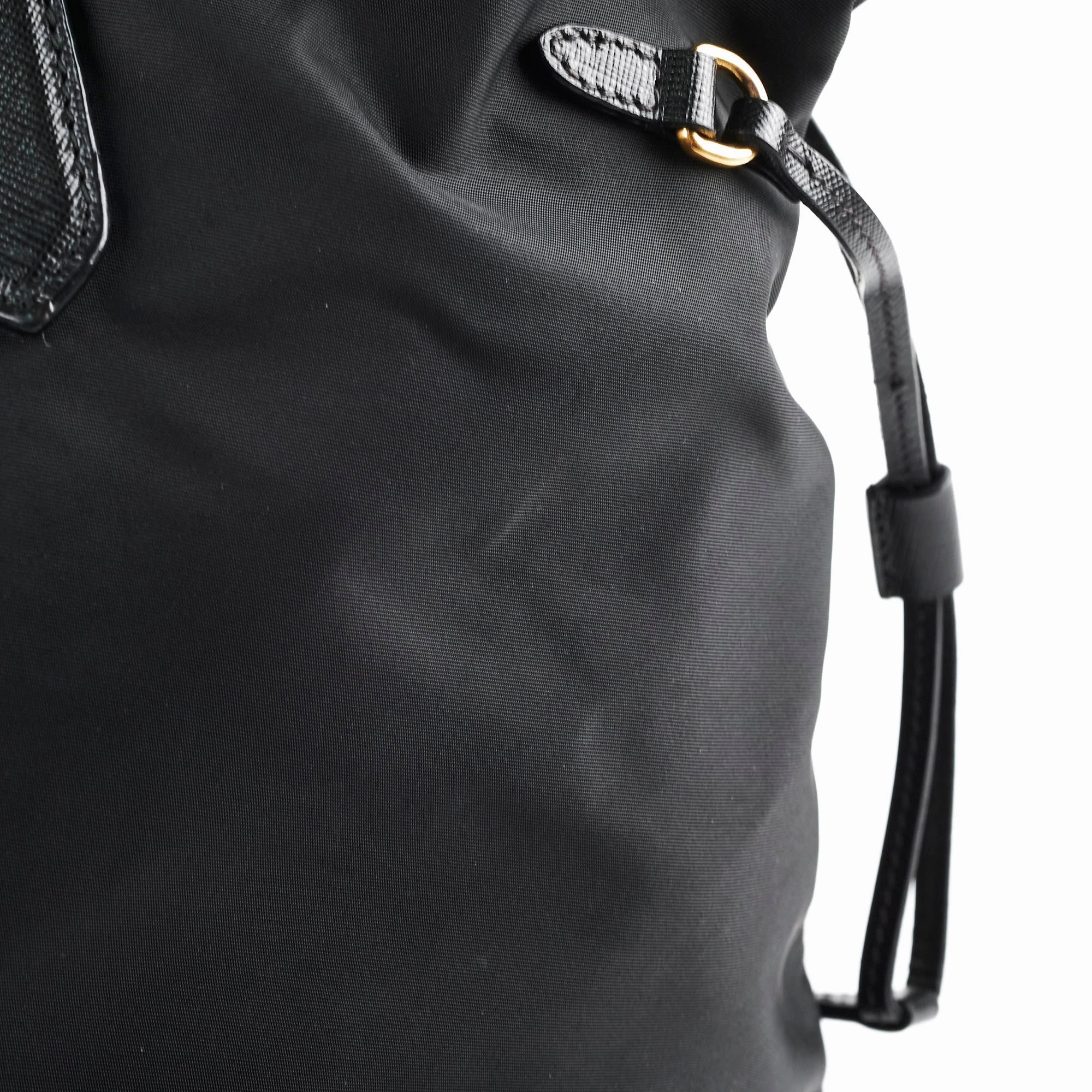 Prada Nylon Tote Bag Black