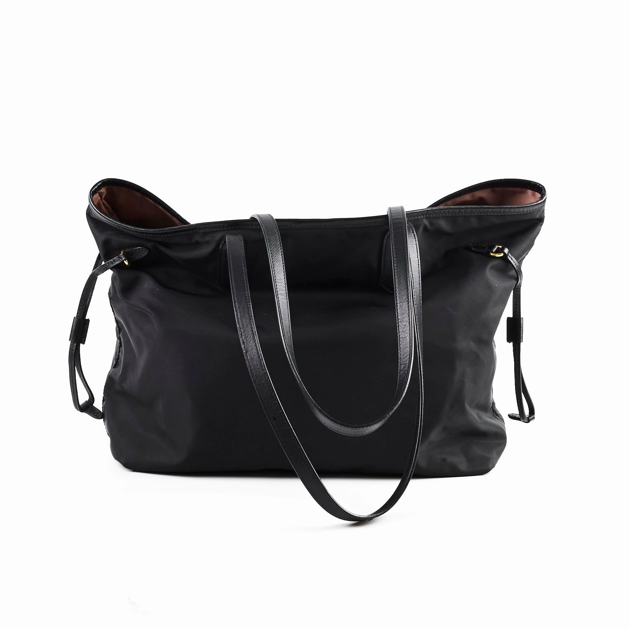 Prada Nylon Tote Bag Black