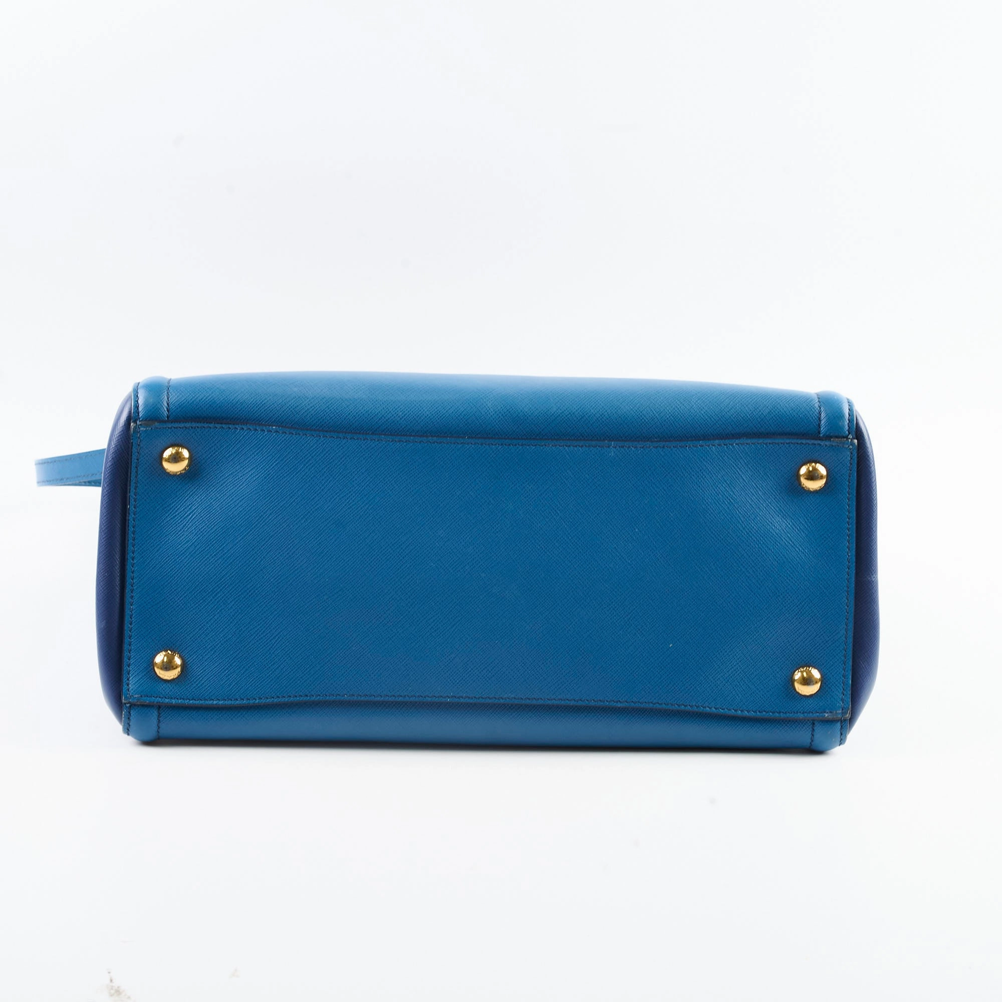Prada Saffiano Blue Tote
