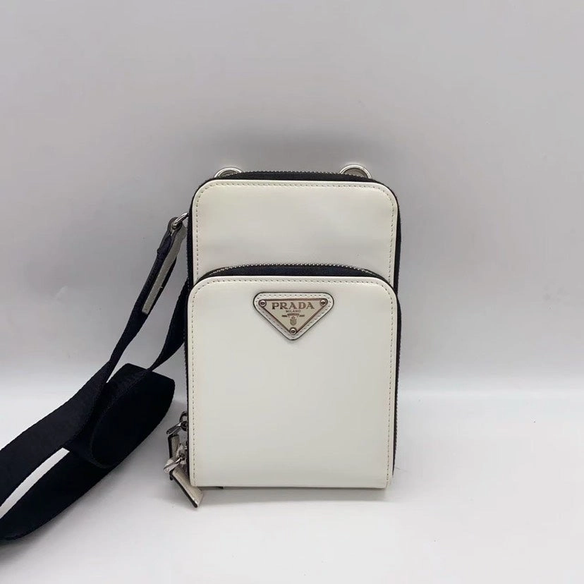 Prada White Crossbody Bag