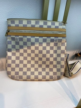 Pre- Louis Vuitton Azur Damier Canvas Crossbody Bag - Final Sale