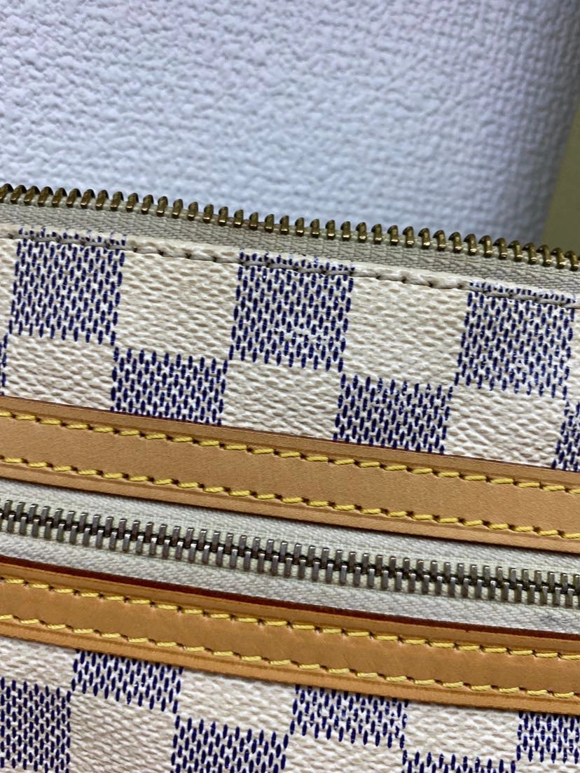 Pre- Louis Vuitton Azur Damier Canvas Crossbody Bag - Final Sale