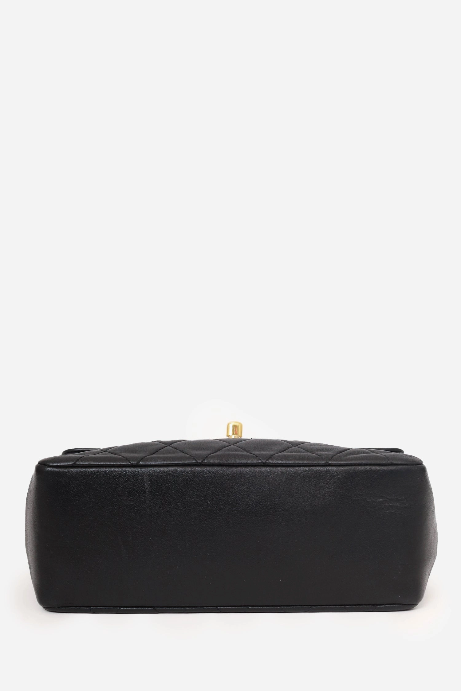 Pre-Loved Chanel 1991-94 Black Quilted Lambskin Kelly Top Handle Bag
