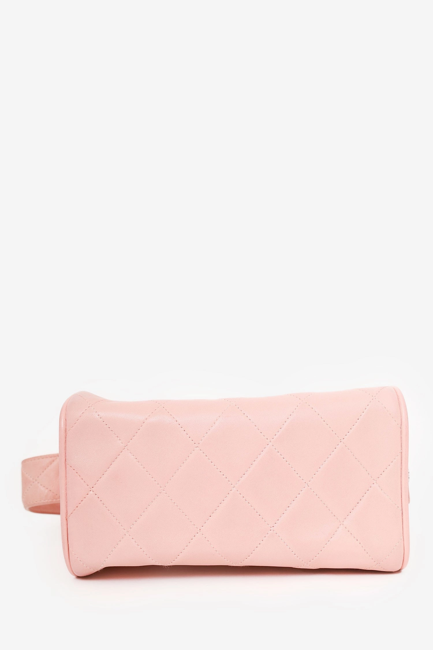 Pre-Loved Chanel 1996-97 Pink Quilted Lambskin Vanity Box