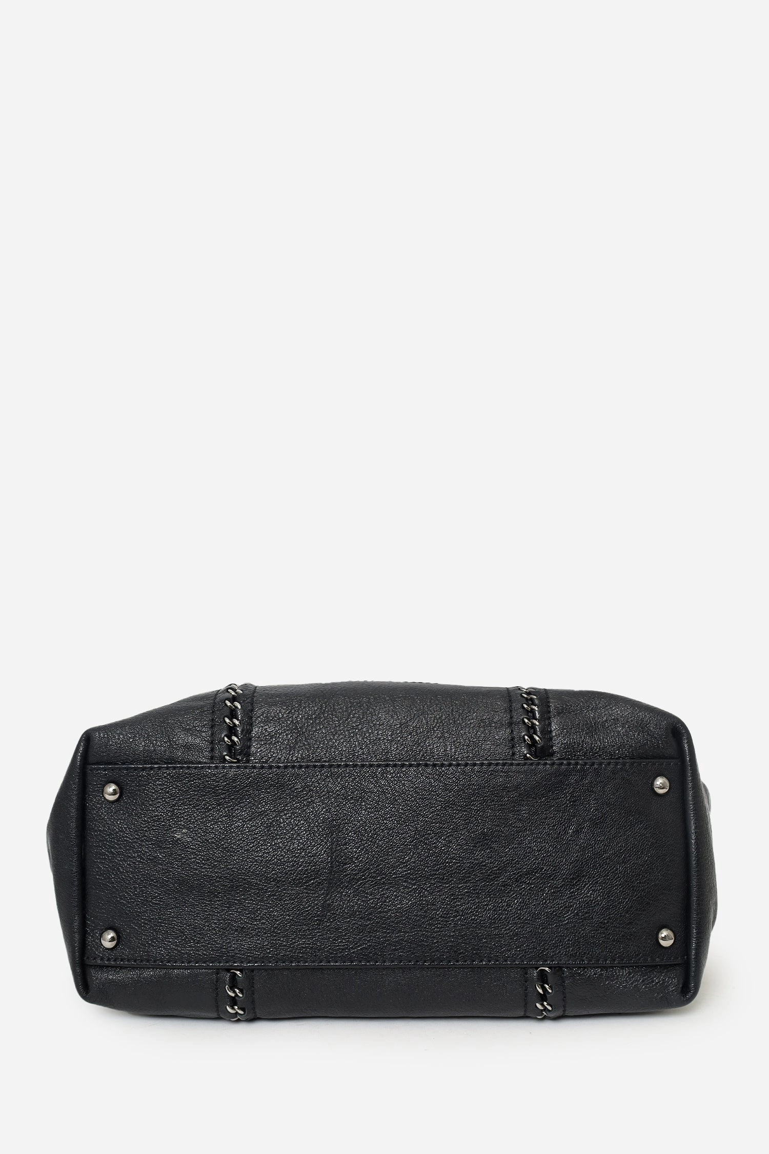 Pre-Loved Chanel 2005/06 Black Leather Luxe Ligne Tote